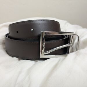 NWOT Nordstrom Genuine Leather Brown Belt Size 40